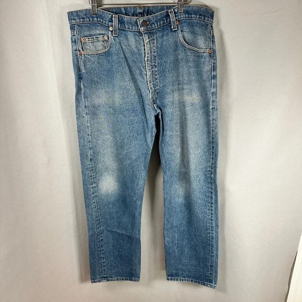 VTG Levi's 505 Jeans Men's 40x30 Blue Regular Fit Straight Leg Made in USA